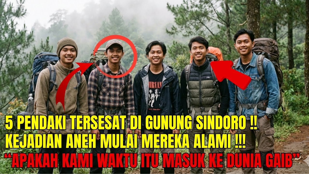 5 PENDAKI TERSESAT DI GUNUNG SINDORO !! KEJADIAN ANEH MENIMPA MEREKA HINGGA HAL MISTIS !!