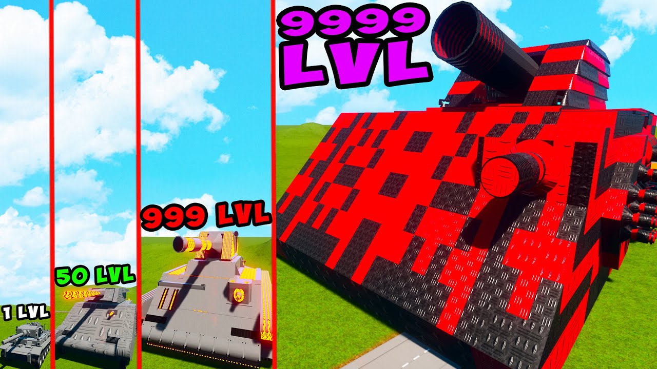 ЭВОЛЮЦИЯ БОГА ЛЕВИАФАНА В BRICK RIGS! ЛЕГО ВОЙНА и ЛЕГО БИТВА ТАНКОВ В БРИК РИГС! Мультики Про Танки
