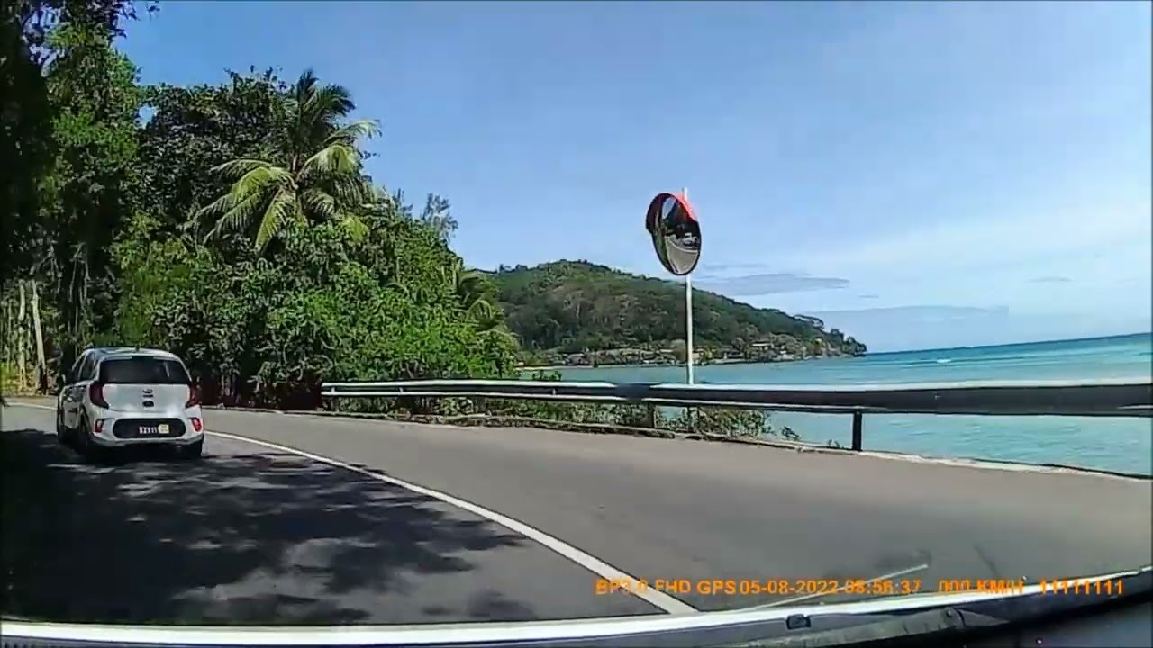 Holidays in Seychelles 3. Driving on Mahé Island.