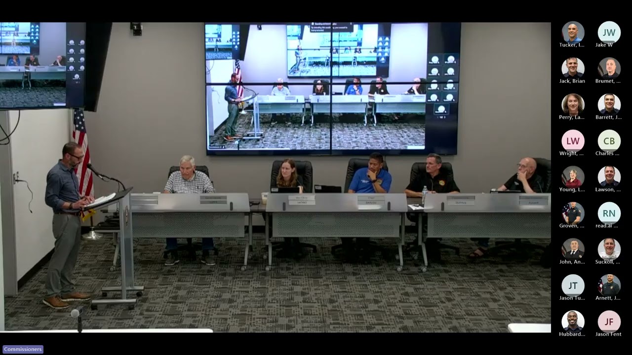 Board of Commissioners Regular Meeting July 29, 2025 Recording (Part 1 of 3)