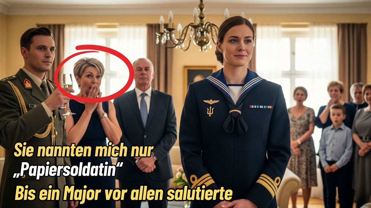 Sie nannten mich nur „Papiersoldatin“ – bis ein Major vor allen salutierte