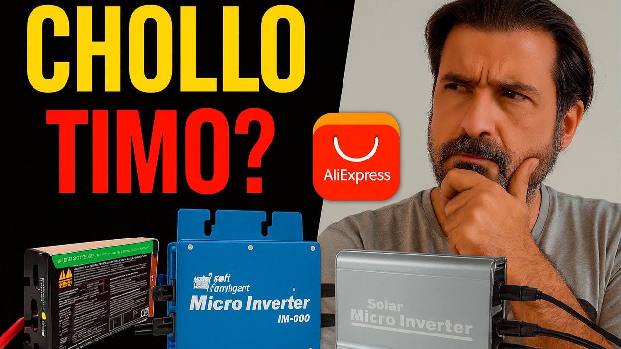 Probé los microinversores más baratos de AliExpress (y pasó esto)