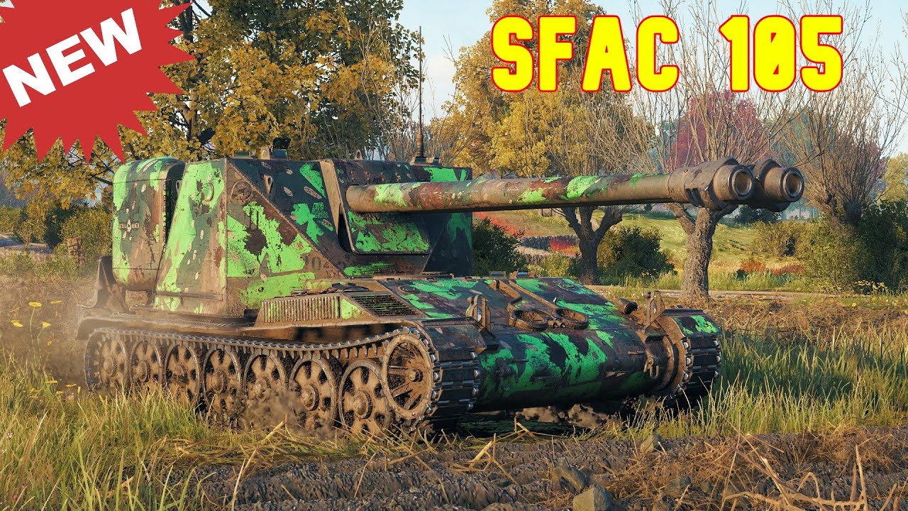 World of Tanks SFAC 105 - 2 Kills 5,5K Damage | NEW TANK !