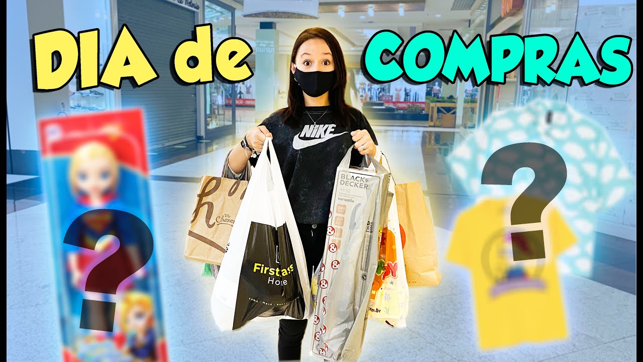 DIA DE COMPRAS NO SHOPPING COM A MINHA M&Atilde;E!