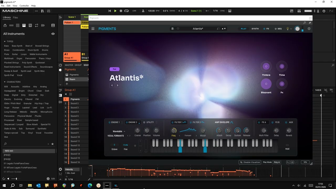 Pigments 7 Mystical in Maschine 3
