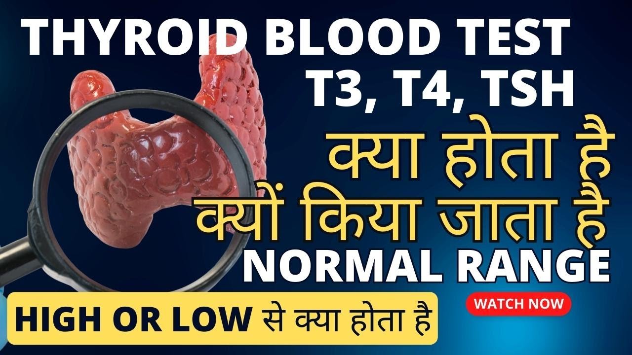 Thyroid test kaise hota hai | thyroid blood test results normal range | thyroid blood test kya hai