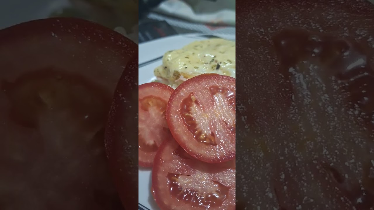 #Ovos frito com  mussarela 