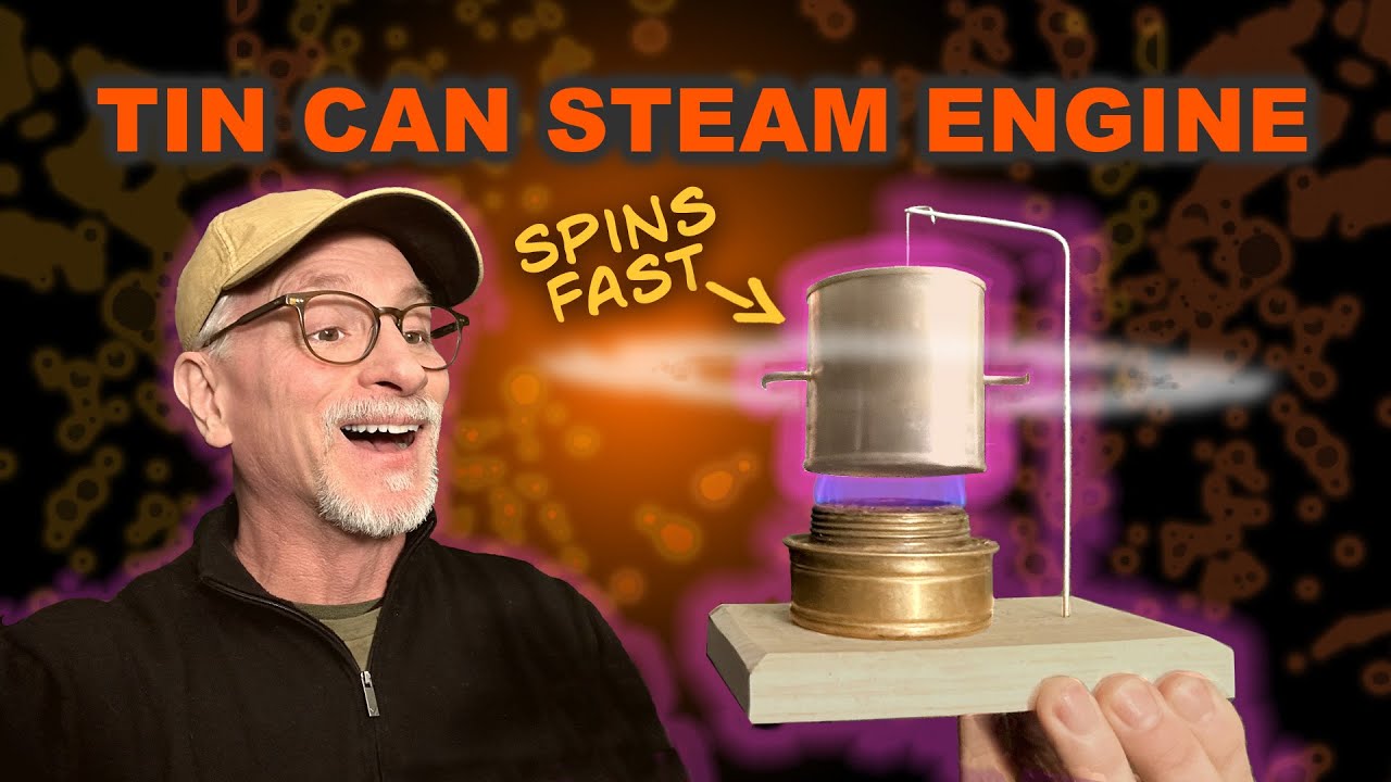 I Built a Tin Can Steam Engine from 1963 | Does this Crazy Thing Worki?!?
