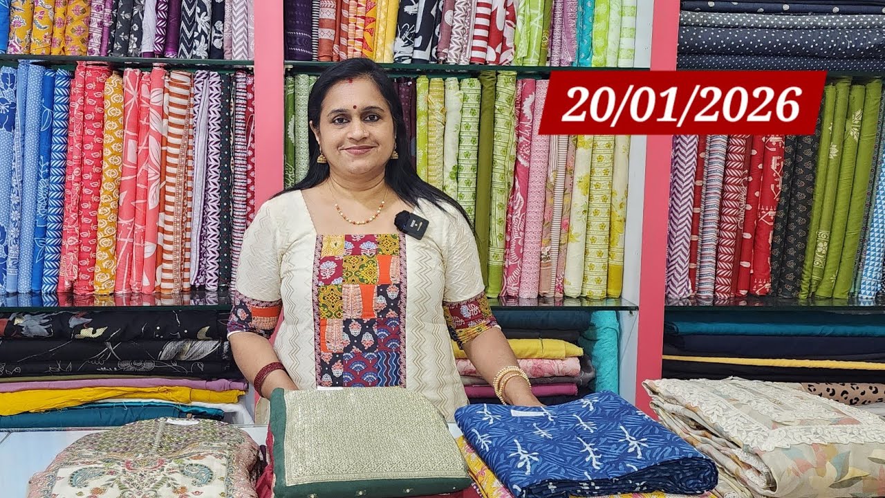 Banarasi silk 🌹Muslin silk 🌹Handblock print Cotton 🌹Churidar materials 🌹