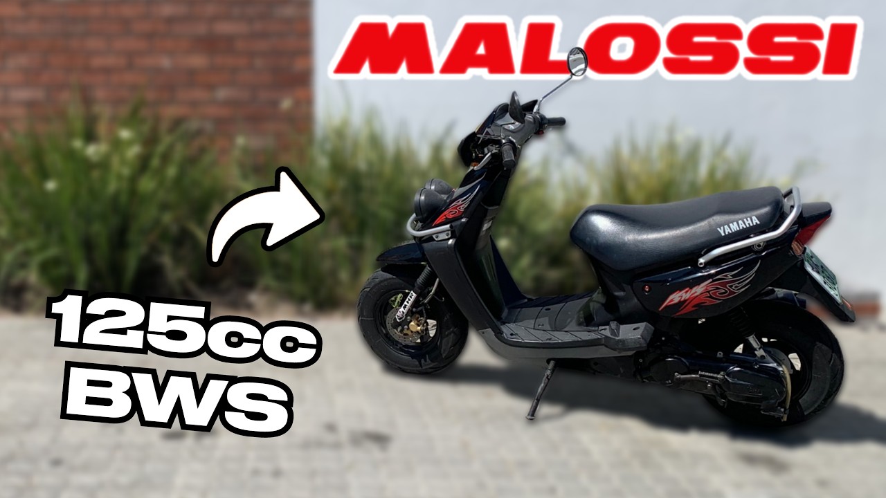 Превращаем YAMAHA BWS 100 в зверя MALOSSI 125cc | Часть 2