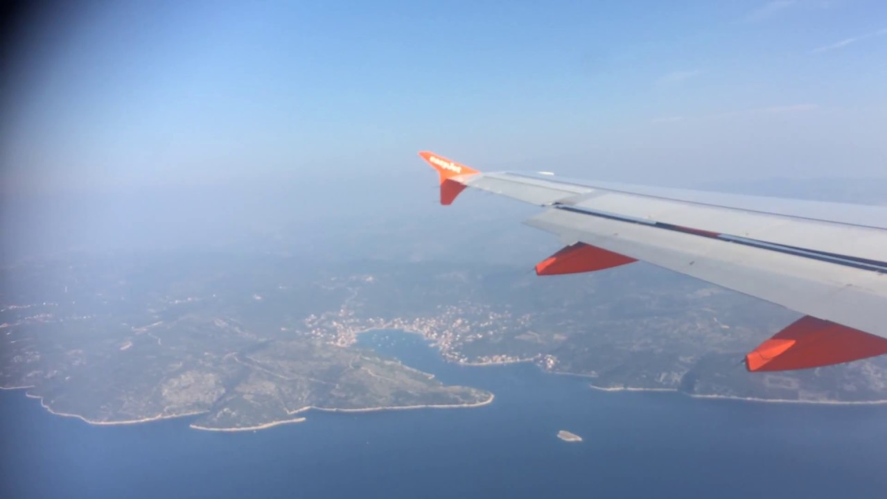 Amazing landing at Split Airport in Croatia