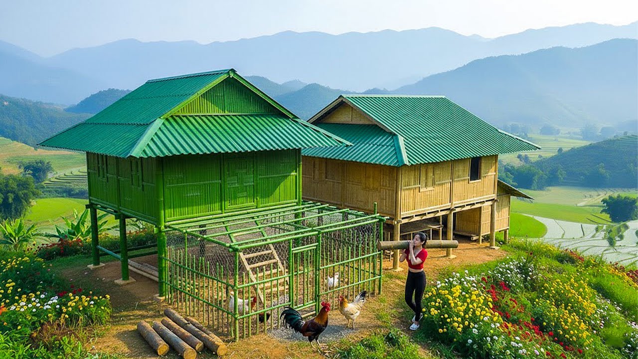 TIMELAPSE: 165 Days Alone Building My Dream Bamboo Farm in the Forest | From Beginning to End