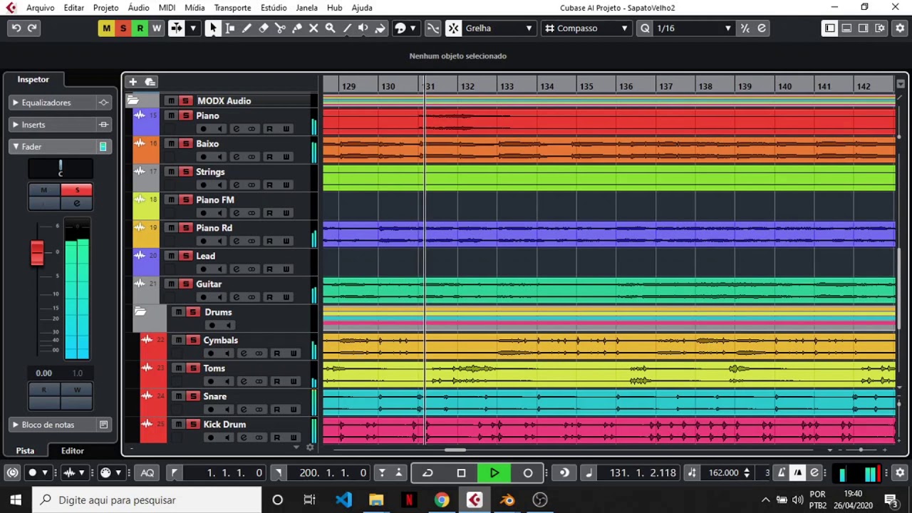 Roupa Nova - Sapato Velho - Instrumental Multi Track - Cover