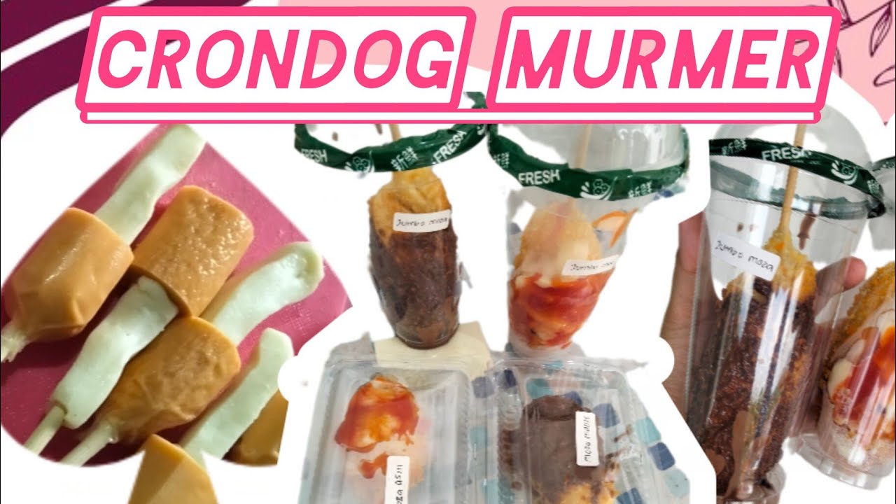 Cara membuat crondog murmer takaran sendok 😍🥄👇🏻