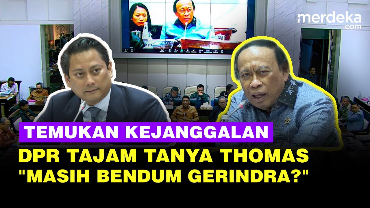 Tajam DPR Cecar Status Thomas Djiwandono Maju Calon Deputi BI: Masih Bendahara Gerindra?