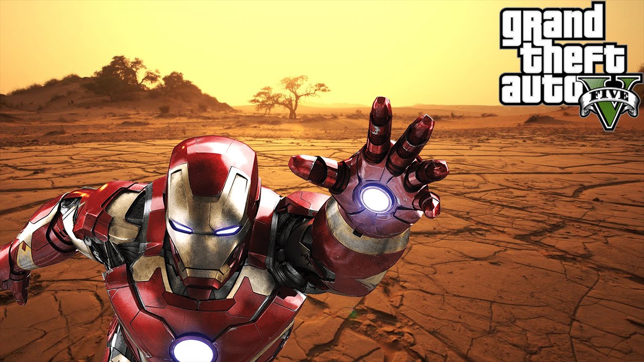GTA V Modları -  IRON MAN VE KURAKLIK MODU !