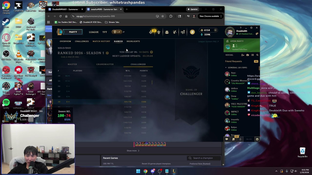 ✅TYLER1 MESSAGED ME AT 4AM BEGGING ME TO DUO (very serious)✅1500 LP RANK 42 GETTING ADC ROLE NERFED✅