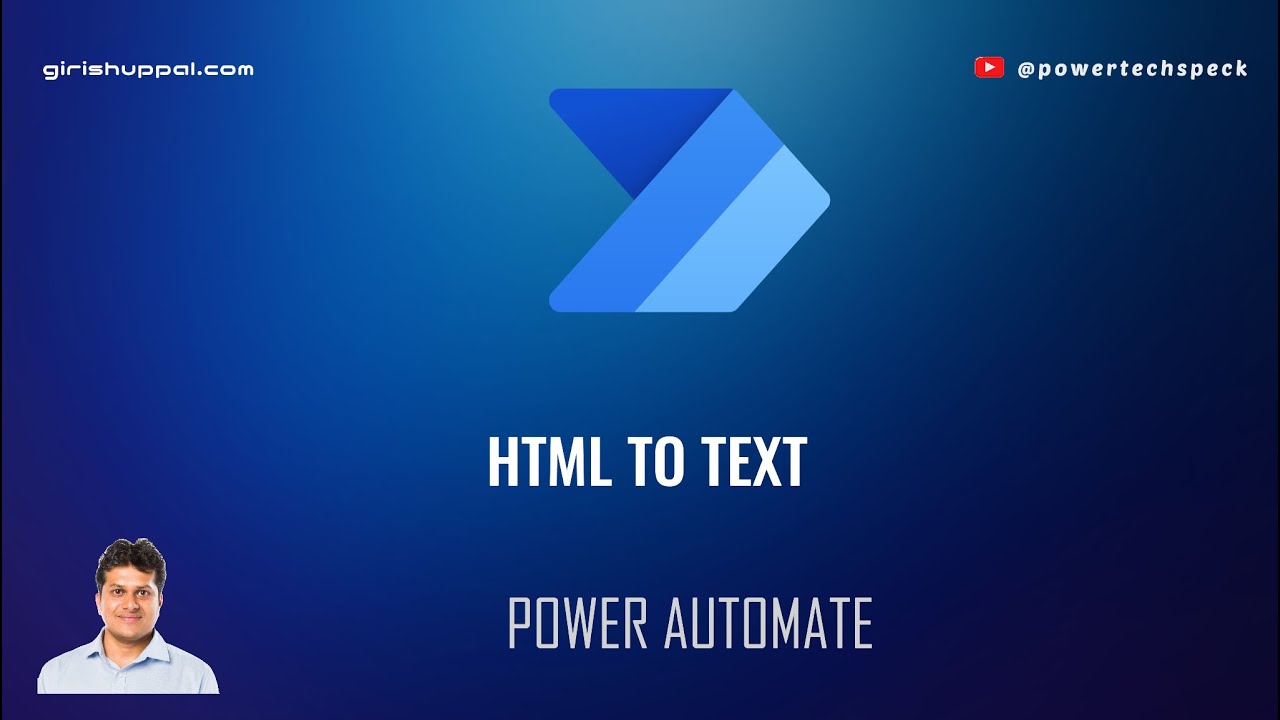HTML to Text Conversion - Power Automate