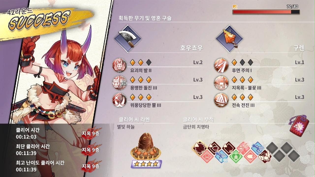 야차 - 백 개의 검 이야기 : 사라 드릴 질주 빌드