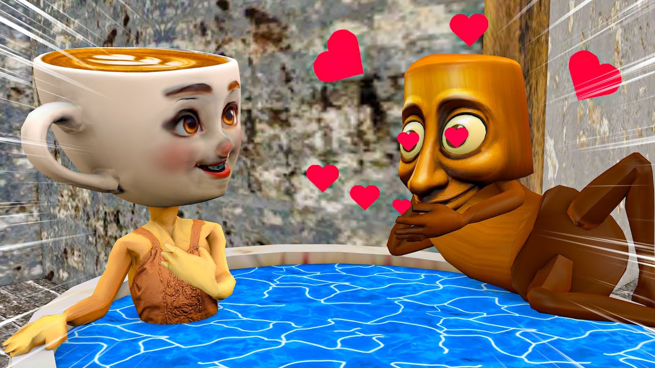 Tung Tung Sahur sad love Story BALLERINA & Espressona in Granny House | funny horror animation
