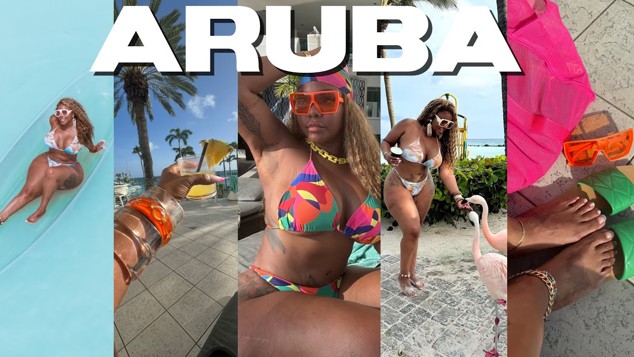 WENT ON A SOLO VACAY | ARUBA SOLOCATION •PRIVATE ISLAND • DRONE PHOTOSHOOT •NIGHT LIFE | Gina Jyneen