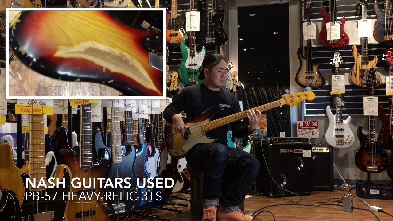 Nash Guitars used PB-57 Heavy Relic 3TS
