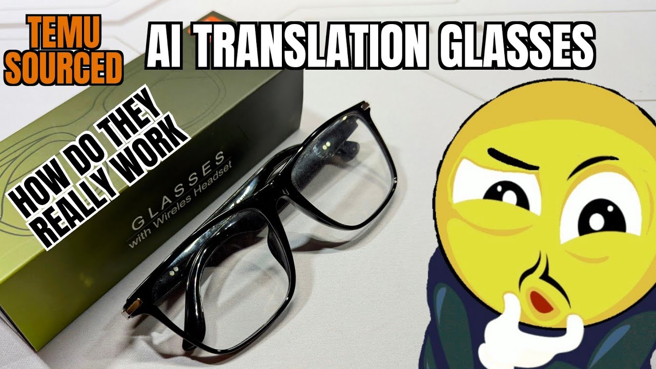 AI TRANSLATION GLASSES on TEMU: How they work and other features using the NebulaBuds app.