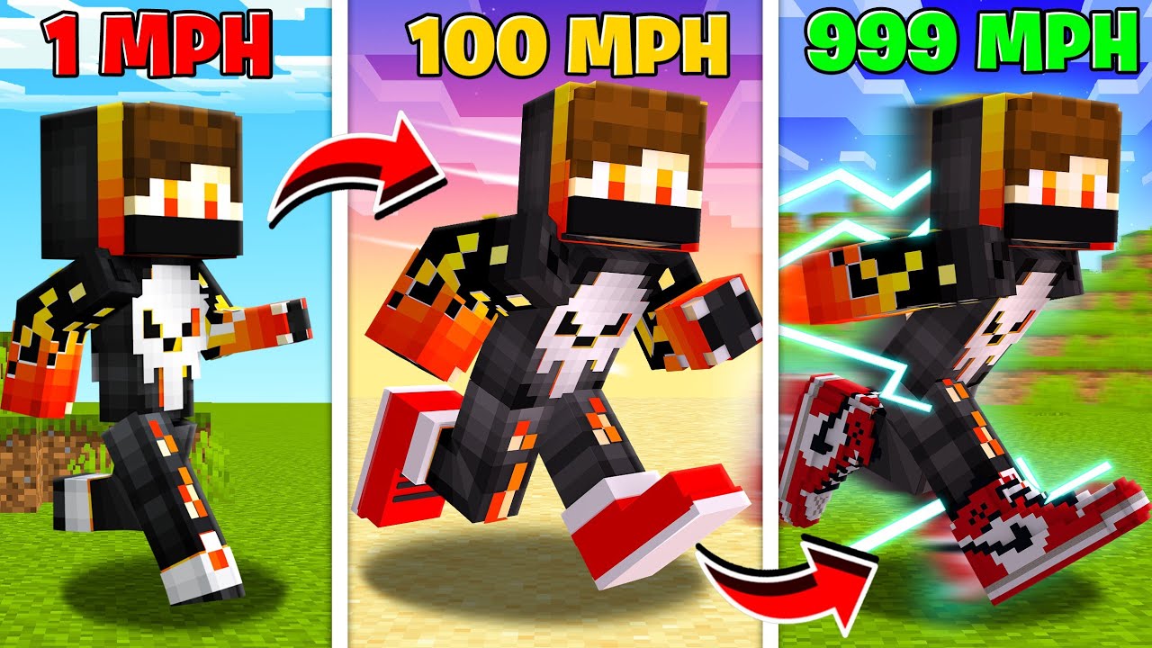 Minecraft but Speed increases Every Second.....