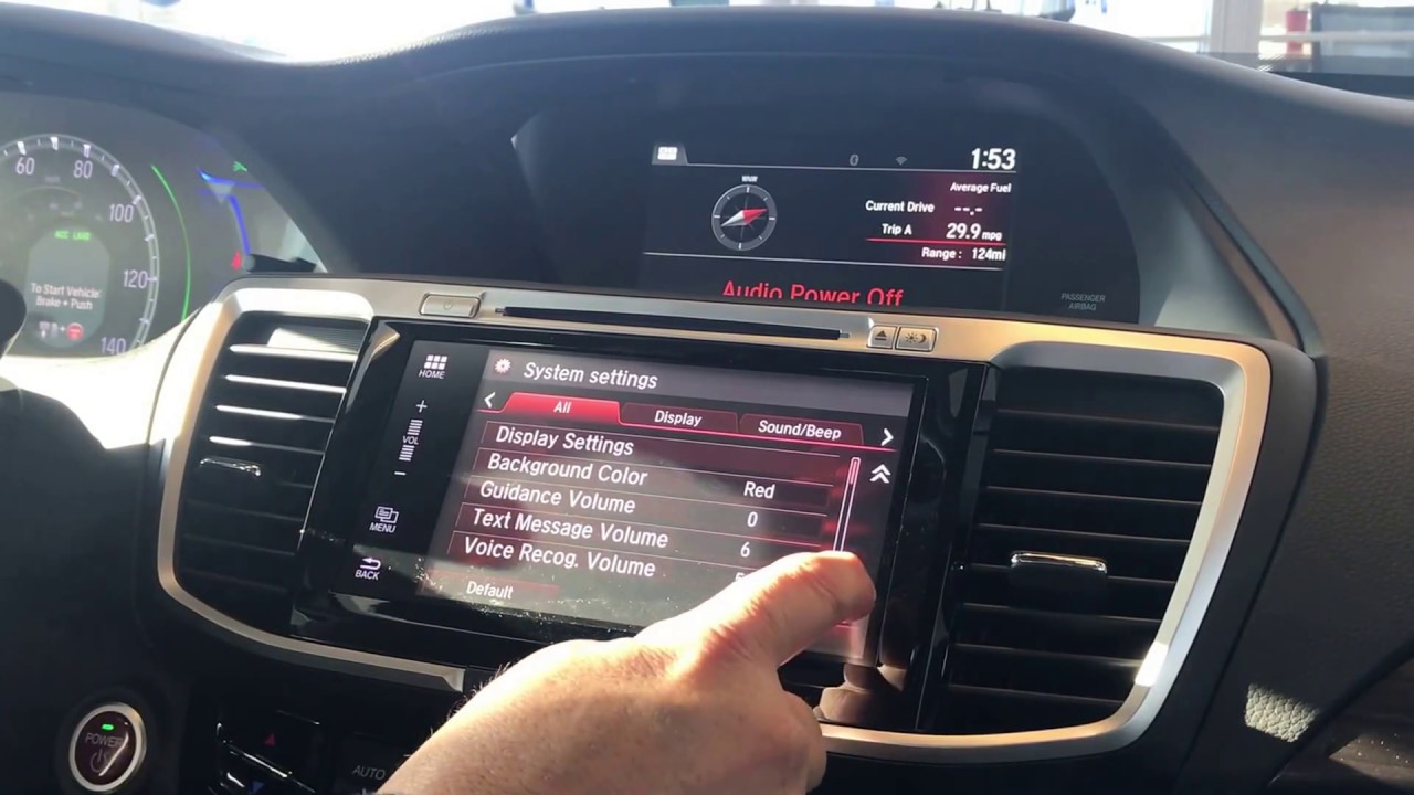 2017 Honda Accord Technology Use