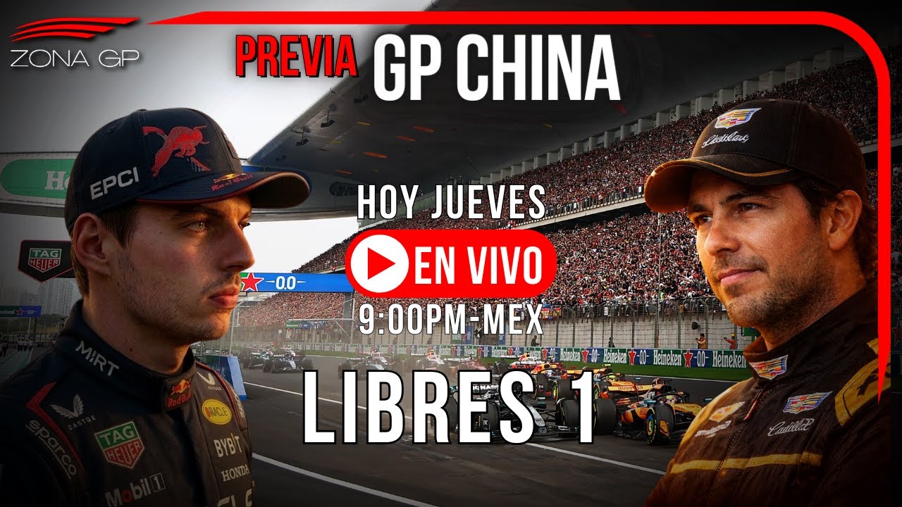 🔴 En Vivo 🔴 Libres 1 GP de China