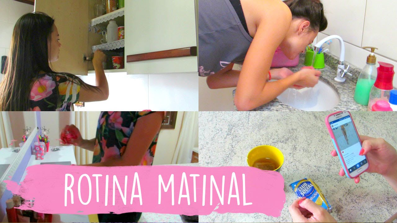 ♡ Rotina matinal volta às aulas