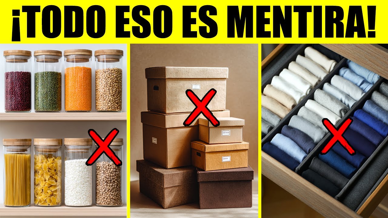 7 MENTIRAS SUCIAS sobre ORGANIZACIÓN que AÚN CREES! (esto destruye tu casa)