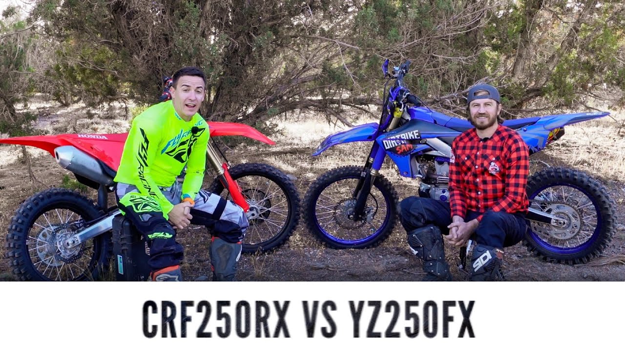Honda CRF250RX 2022 года против Yamaha YZ250FX 2021 года: что лучше? Desert Edition