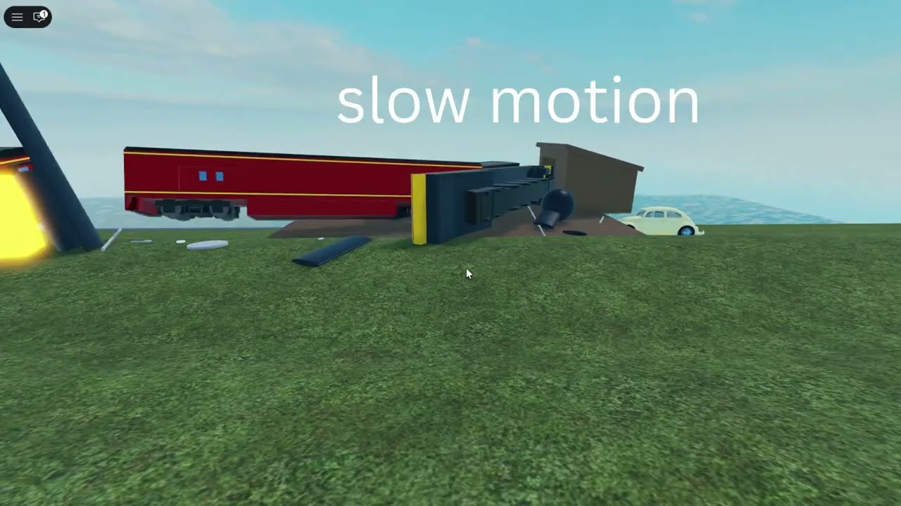 611 crash normal vs slow motion