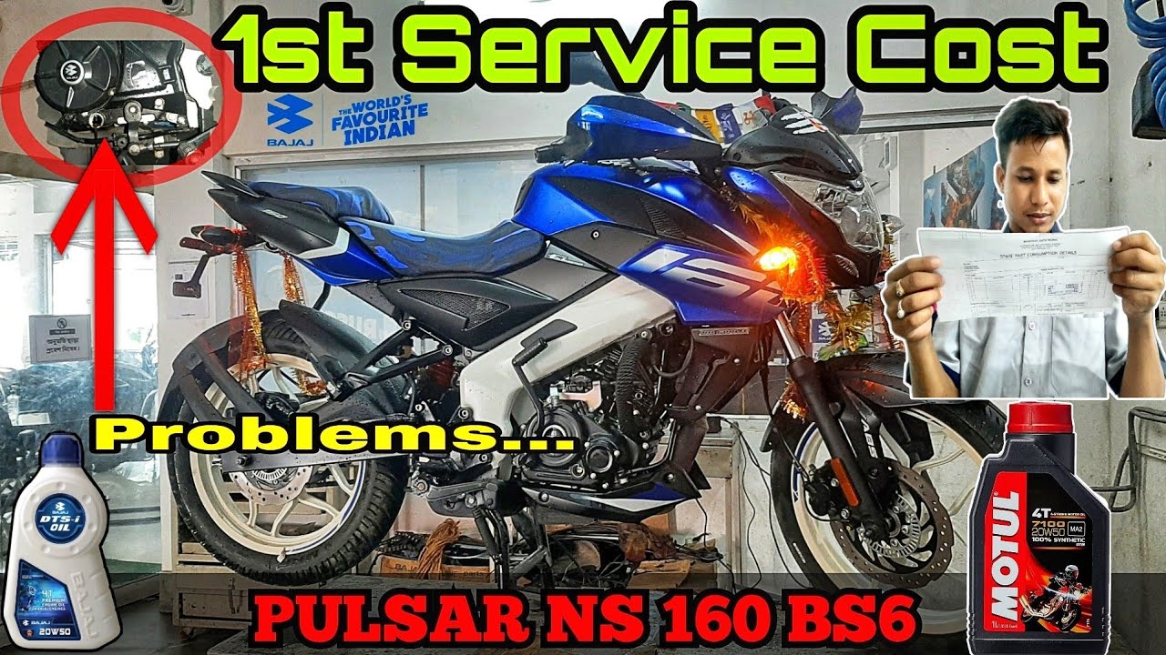 Bajaj Pulsar Ns 160 Bs6 Service || Service Cost & Problems🥵 😱