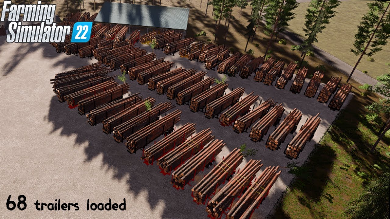 Hillibee Creek 😎68 out of 100 loaded ✔Southern Style Logging series (FS22)🚜🌲🌲