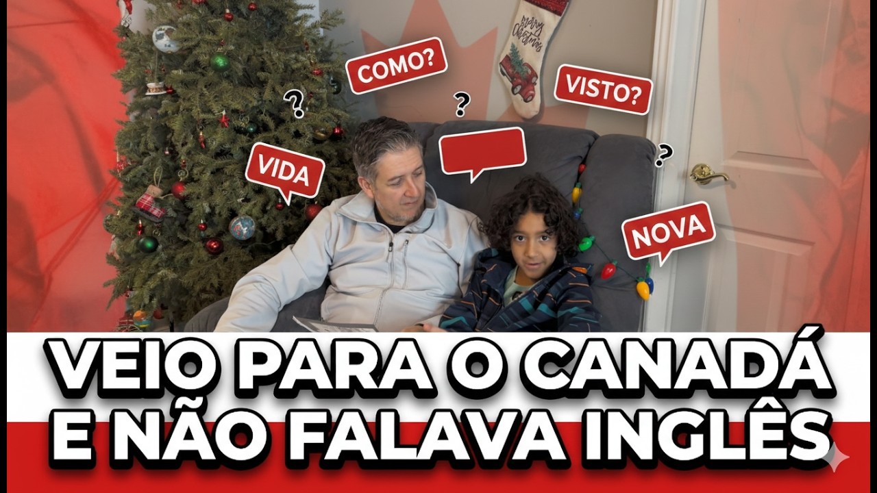 Ele chegou ao Canadá sem falar inglês e conta como foi