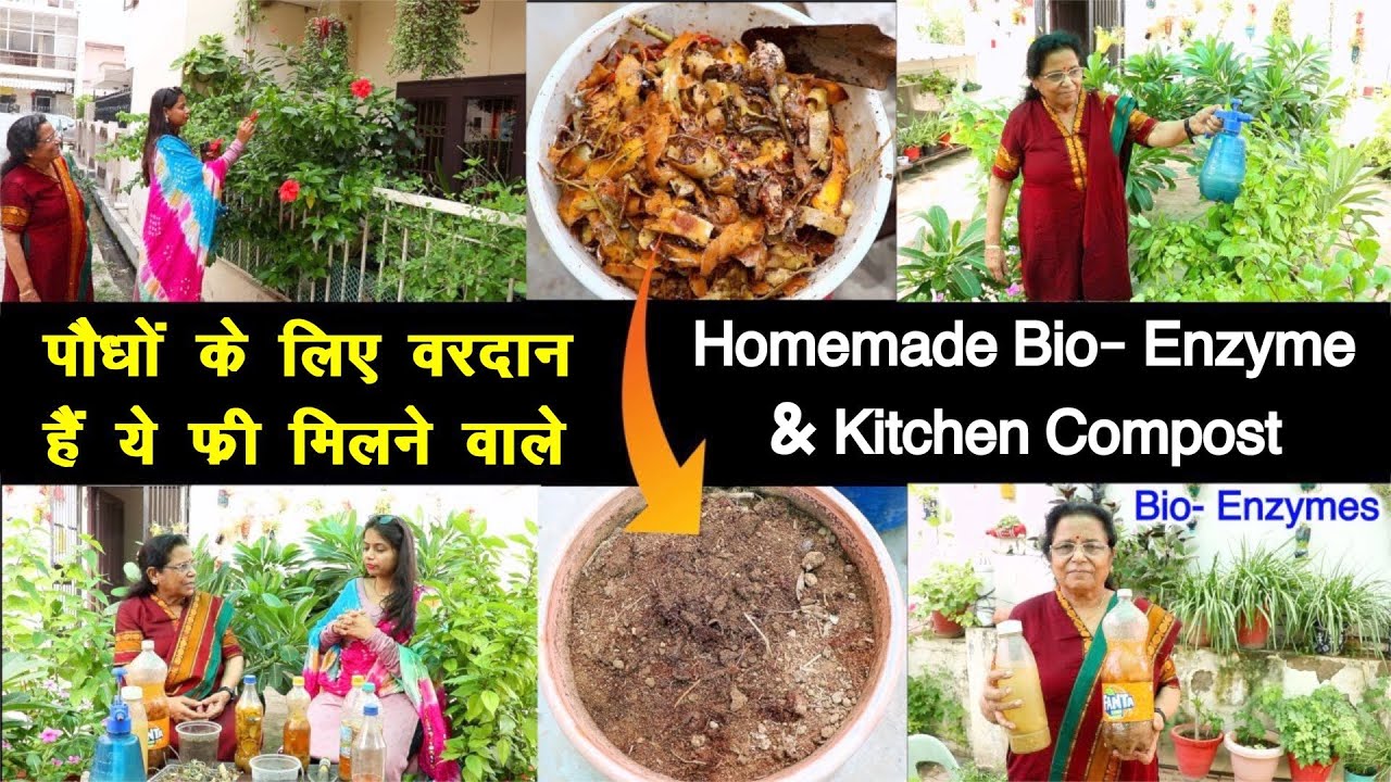 पौधों के लिए जादुई खाद और Homemade Bio Enzyme, घर पर बनाएं, Easy Kitchen Compost & Bio Enzyme Tips