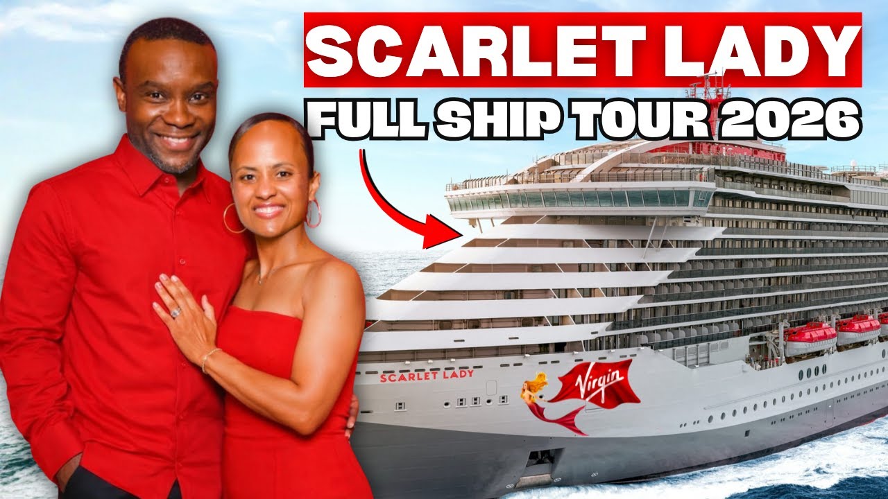 Экскурсия по лайнеру Scarlet Lady от Virgin Voyages: полный обзор корабля в 2026 году (все, что в...