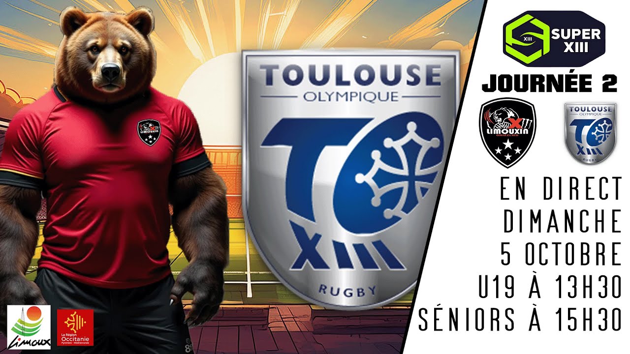 Super XIII - J02 - XIII LIMOUXIN vs TOULOUSE OLYMPIQUE