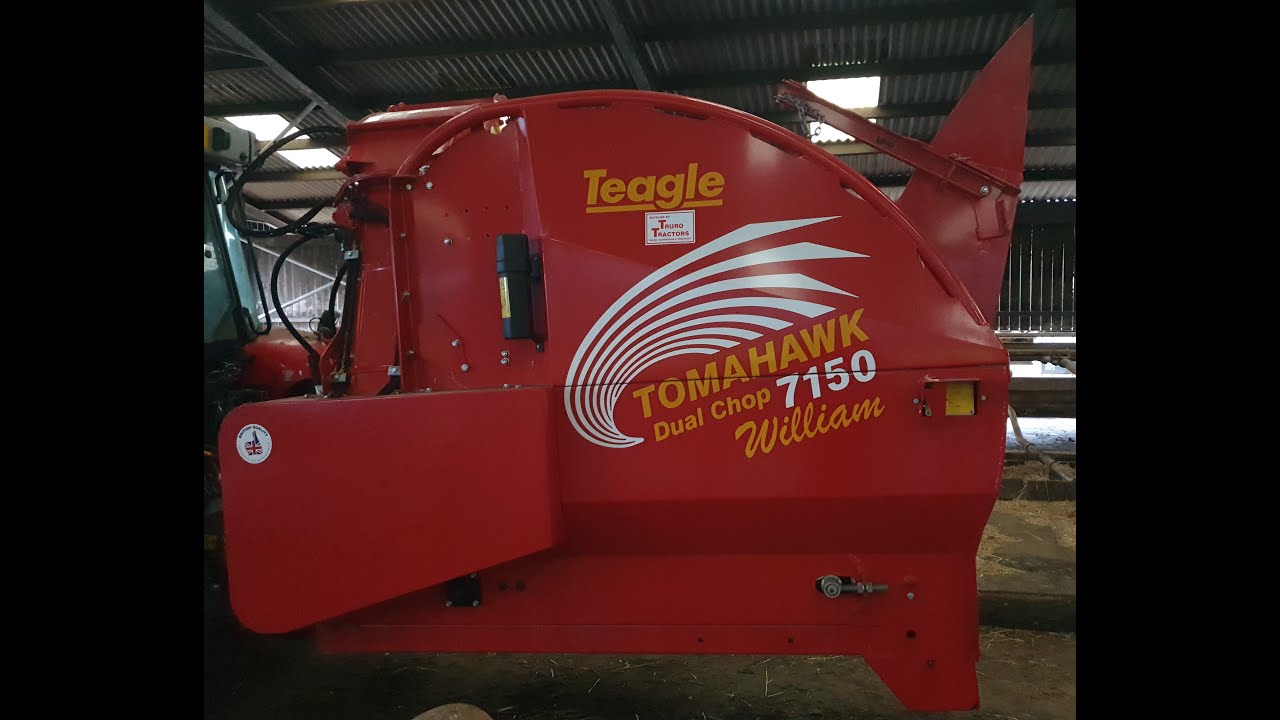 Bedding down with A Teagle 7150 Dual Chop Bale Chopper (AKA, William)