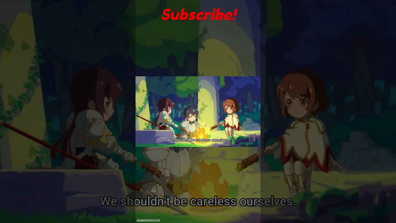 Heroes Eat Disgusting Food || Campfire Cooking in Another Wordl with My Absurd Skill #shorts