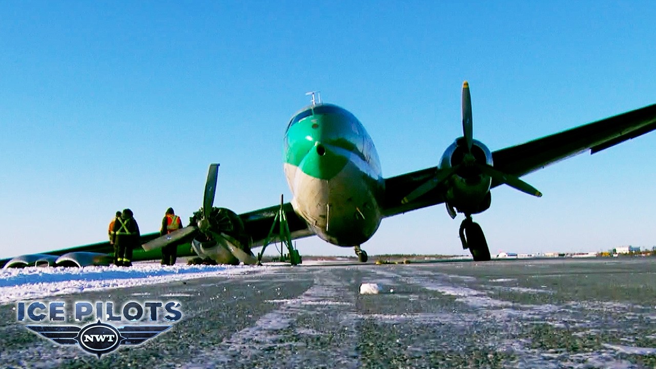 Landing Gear Collapse Shreds C-46 Engine And Wing! | Ice Pilots