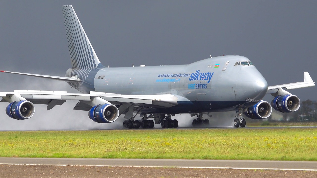 SPECTACULAR HEAVY STORM CROSSLANDINGS Winds up to 100km/h! Amsterdam Schiphol Airport