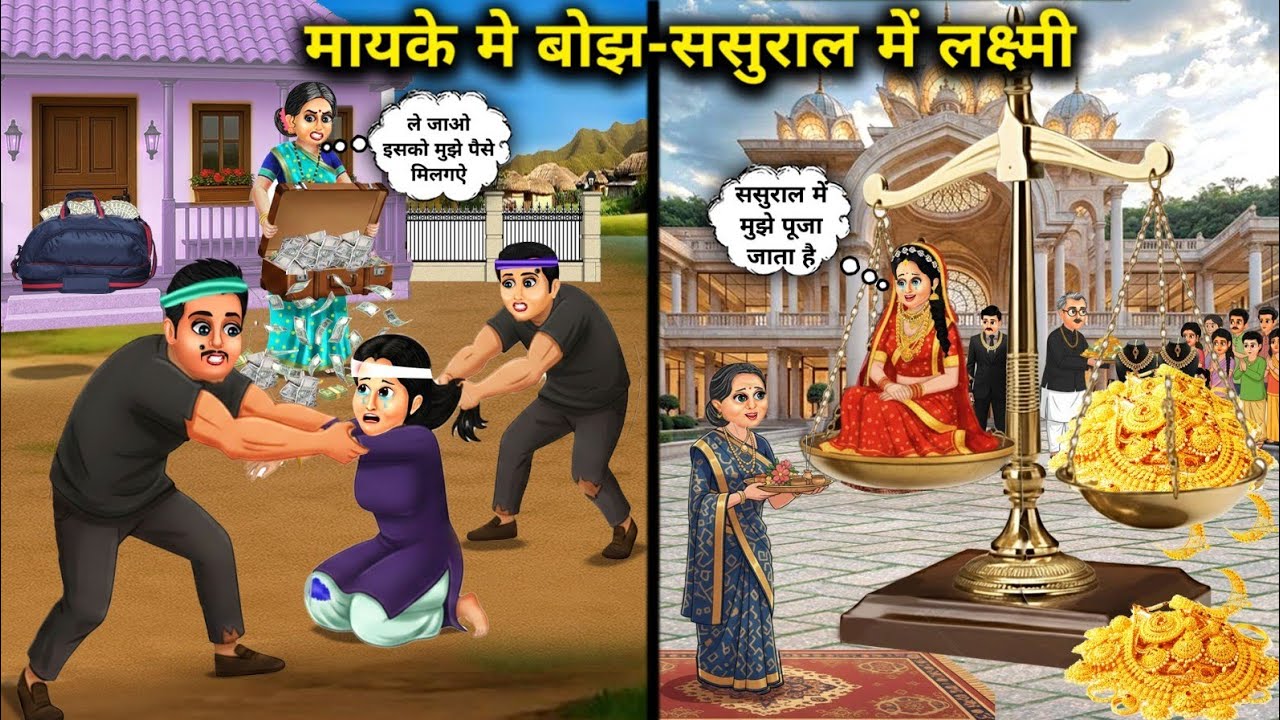 बोझ समझने वाले मायके से अच्छा-लक्ष्मी जैसे पूजने वाला ससुराल ||A in-laws' house where you are worsh.