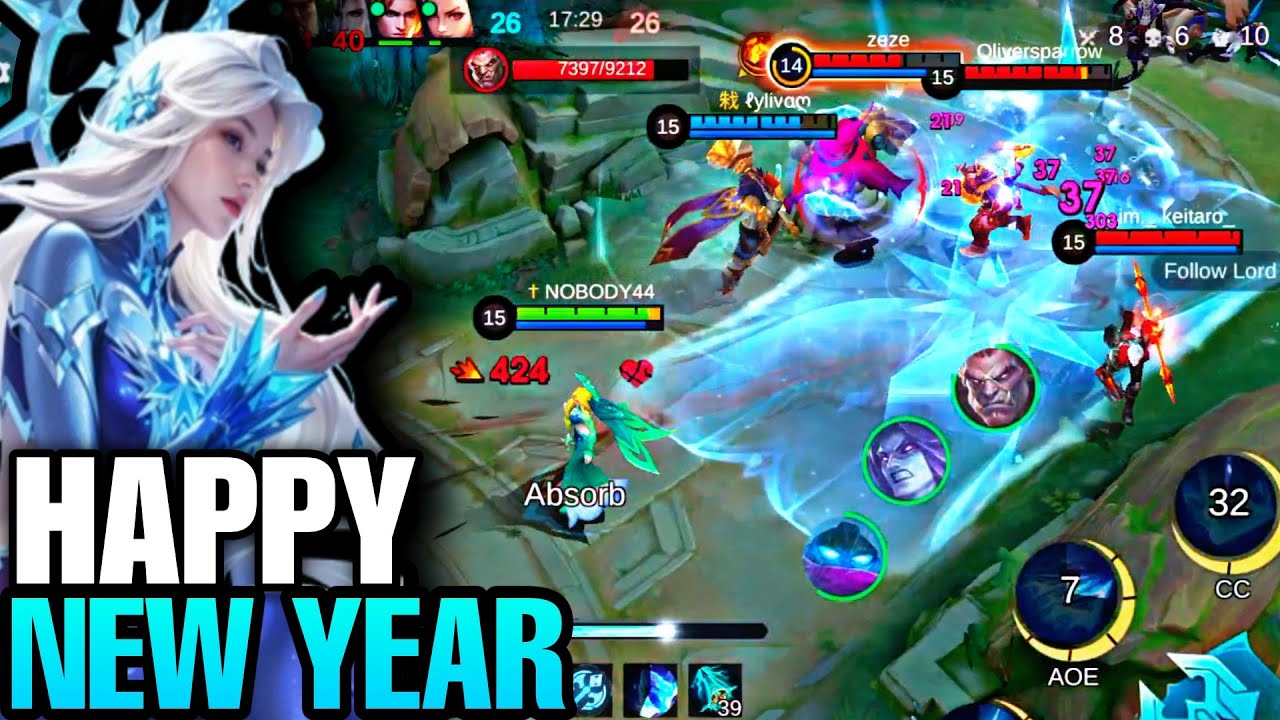 NEW YEAR COLD AURORA I MOBA LEGEND GAMEPLAY WITH AURORA I 