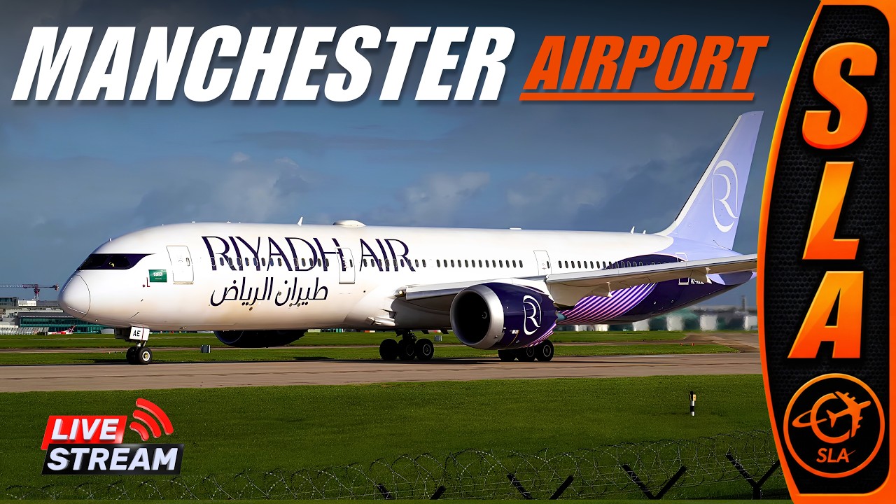 Airport watch - LIVE from Manchester Airport  |  A380s, 777s, A350s & more  | 22nd Sep 26