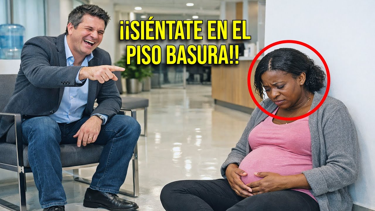 Obligo a una Mujer Embarazada a Sentarse en el Suelo, sin saber a Quién Estaba Enfrentando