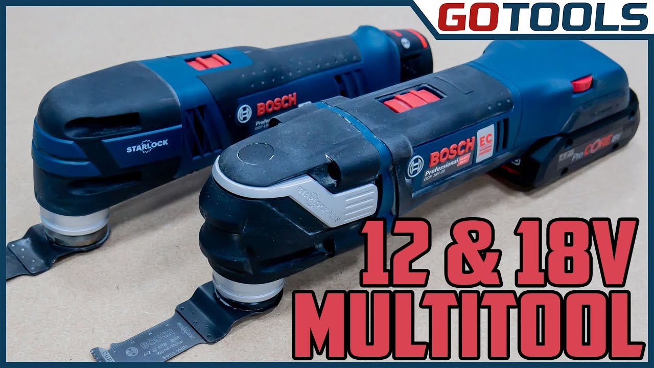 JEDER braucht ein Multitool! Hier die Bosch 12V und 18V Variante (GOP 18V-28 & GOP12V-28)