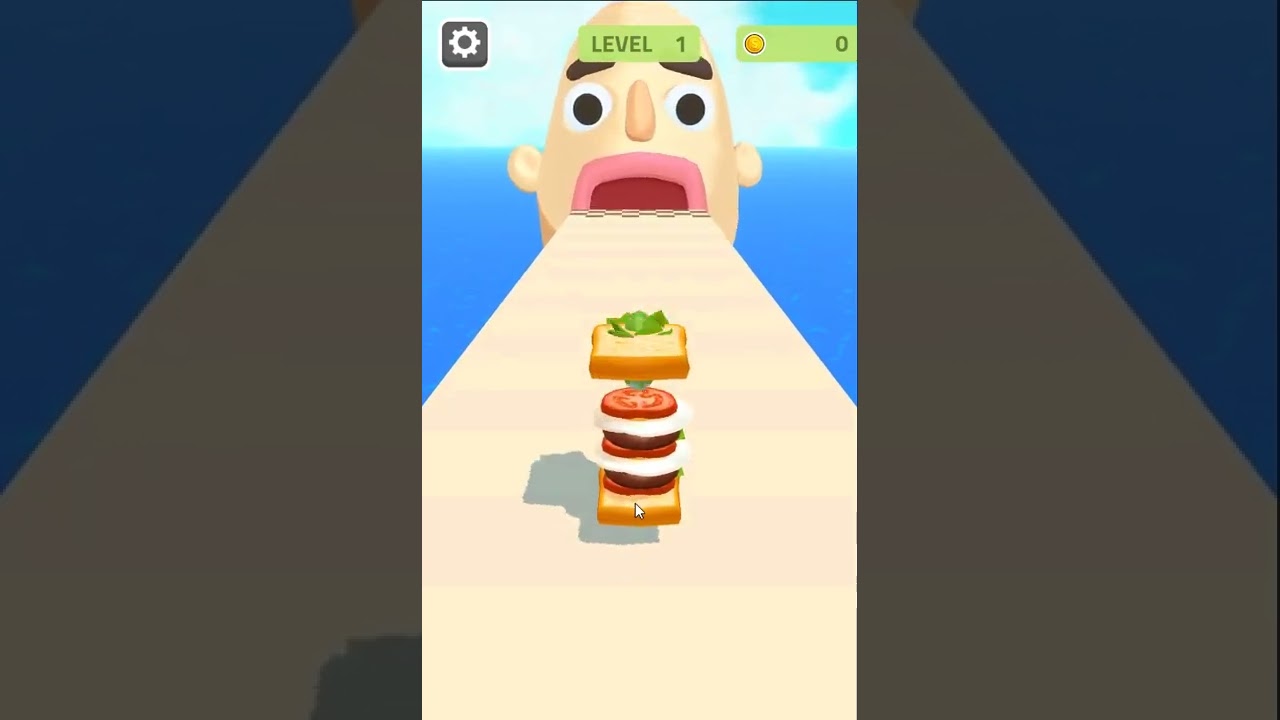 Sandwich Runner Level 1 Gameplay 🍔📺 | SKILLGAMING ✔️